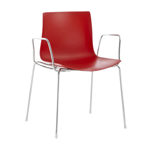 Catifa 46 0251 Armchair Unicolored Frame Chrome